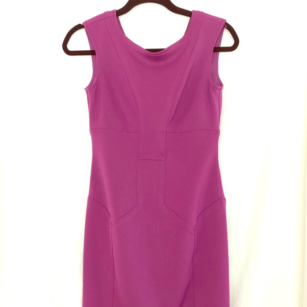 Pink Fitted Maggy London Dress Size 4